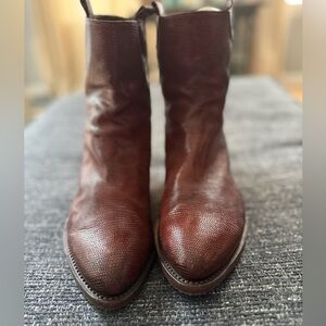 Pantanetti Audrey Leather Ankle Boots SIZE 37.5